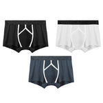 3 Pack Men's U Pouch Contour Patchline Trunks