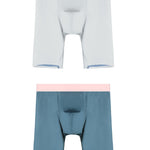 2 Pack Men's Active Flyless Boxer Briefs