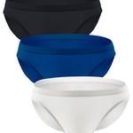 3 Pack Translucent U Convex Pouch Bikini For Men