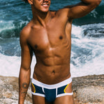 2 Pack Men's Soft Cotton Three-Hole Trunks