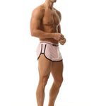 2 Pack Men's Ice Silk Loose-Fit Home Sleep Mesh Breathable Boxer Shorts