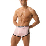 2 Pack Men's Ice Silk Loose-Fit Home Sleep Mesh Breathable Boxer Shorts