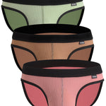 3 Pack Low Rise Soft Briefs With Support Pouch