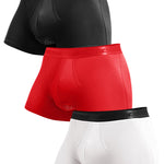 3 Pack Men's Separated Pouch Mesh Support Trunks