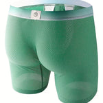 2 Pack Men's Ice Silk Ultra-Soft Mesh Breathable Cooling Comfort Midway Briefs