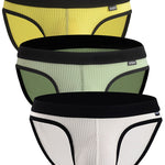 3 Pack Low Rise Soft Briefs With Support Pouch
