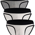 3 Pack Low Rise Soft Briefs With Support Pouch