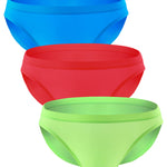 3 Pack Translucent U Convex Pouch Bikini For Men
