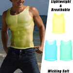 Men's Sporty Breathable Moisture-Wicking Soft Activewear Tops & Bikini