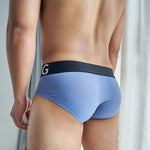 3 Pack Men's Breathable Large Separate Pouch Elastic Waistband Briefs