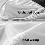 2-Pack Men's Breathable Mesh Ice Silk U-convex Low Waist Boxer Briefs