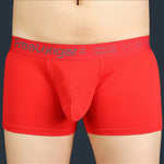 FreeLonger Men’s Soft Cotton Support Pouch Trunks
