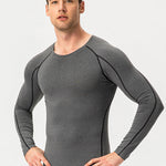 Men's Fitness Training Breathable Sports Long Sleeve Top