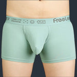 FreeLonger Men’s Soft Cotton Support Pouch Trunks