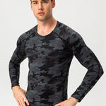 Men's Fitness Training Breathable Sports Long Sleeve Top