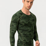 Men's Fitness Training Breathable Sports Long Sleeve Top