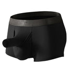 Men’s Dual Ball Pouch Trunks With Fly Front