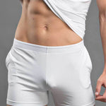 Solid Color Modal Home Boxers for Men