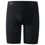 Men's Quick Dry Mesh Long Leg Boxer Briefs