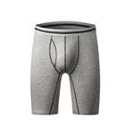 Men’s Soft Cotton Boxer Briefs With Open Fly