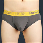 FreeLonger Men’s Soft Cotton Support Pouch Trunks
