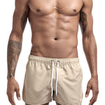Quick Dry Beach Shorts with Drawstring