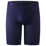 Men's Quick Dry Mesh Long Leg Boxer Briefs
