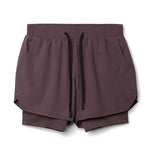 Men's Quick Dry Athletic Shorts With Phone Pockets