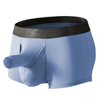Men’s Dual Ball Pouch Trunks With Fly Front
