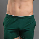 Solid Color Modal Home Boxers for Men