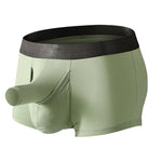 Men’s Dual Ball Pouch Trunks With Fly Front