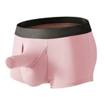 Men’s Dual Ball Pouch Trunks With Fly Front