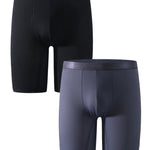 Men's Quick Dry Mesh Long Leg Boxer Briefs