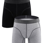 Men's Sport Anti-Chafing Cotton Boxer Briefs