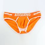 Men's Breathable Cotton Pouch Briefs with Fly