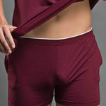 Solid Color Modal Home Boxers for Men