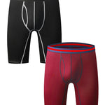 Men’s Soft Cotton Boxer Briefs With Open Fly