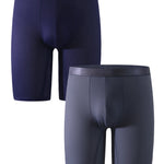 Men's Quick Dry Mesh Long Leg Boxer Briefs