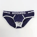 Men's Breathable Cotton Pouch Briefs with Fly