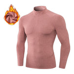 High Stretch Tight Sports Collar Long Sleeves for Men