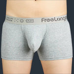 FreeLonger Men’s Soft Cotton Support Pouch Trunks