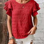 Narcissa | Light & Breezy Blouse with Fun Ruffles