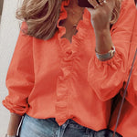 Valerie | Feminine Blouse with Playful Ruffles
