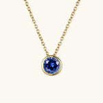 Radiant Gemstone Gold Chain