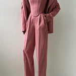 Pilar | Three-Piece Set with Double-Breasted Blazer