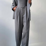 Pilar | Three-Piece Set with Double-Breasted Blazer