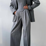 Pilar | Three-Piece Set with Double-Breasted Blazer