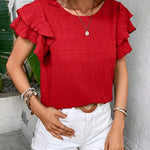 Narcissa | Light & Breezy Blouse with Fun Ruffles