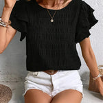 Narcissa | Light & Breezy Blouse with Fun Ruffles