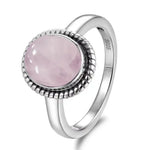 Classic Silver Rope Oval Ring